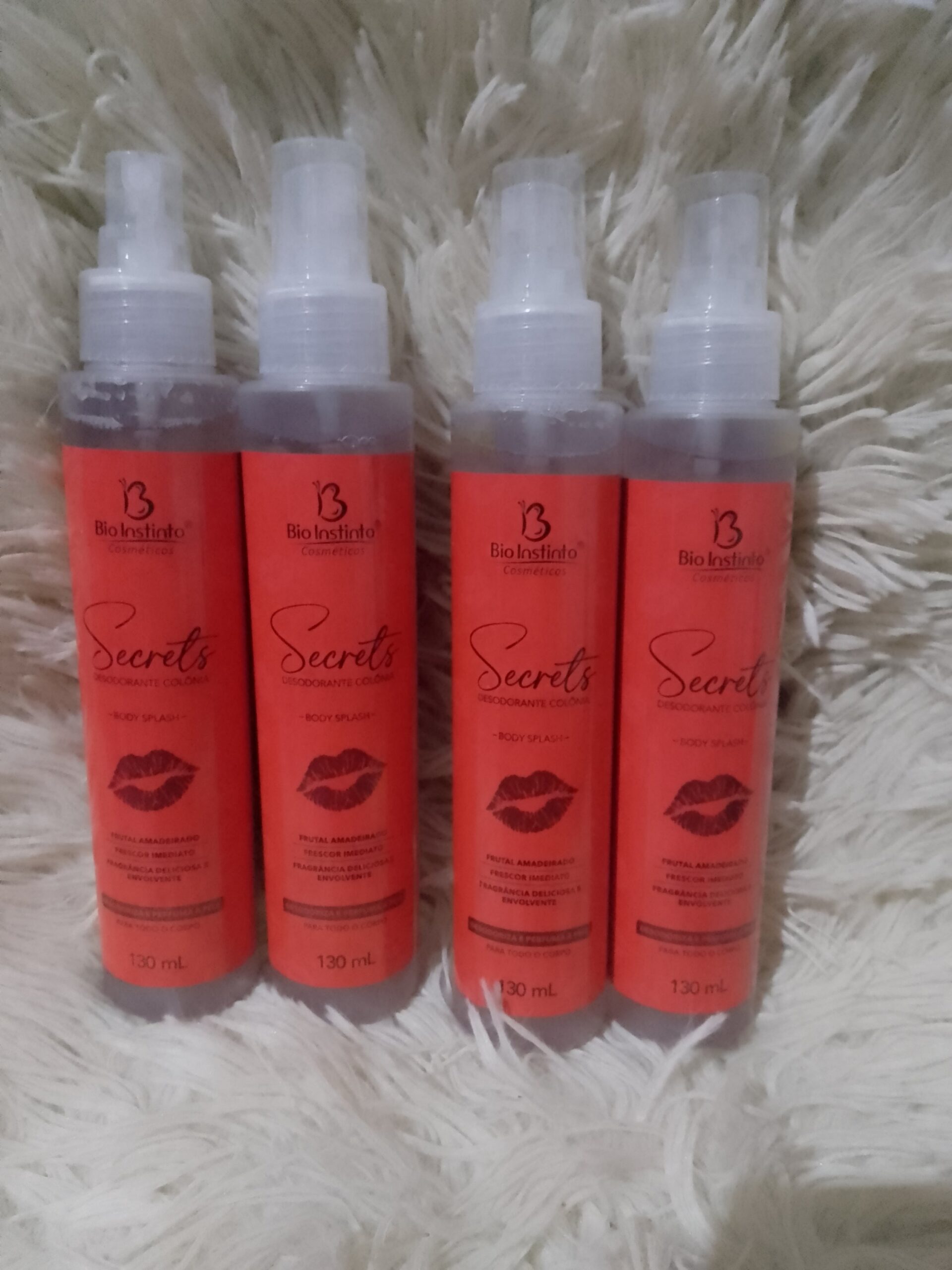 Body Secret Splas Body Splash Secrets Floral Amadeirado - Floral Center
